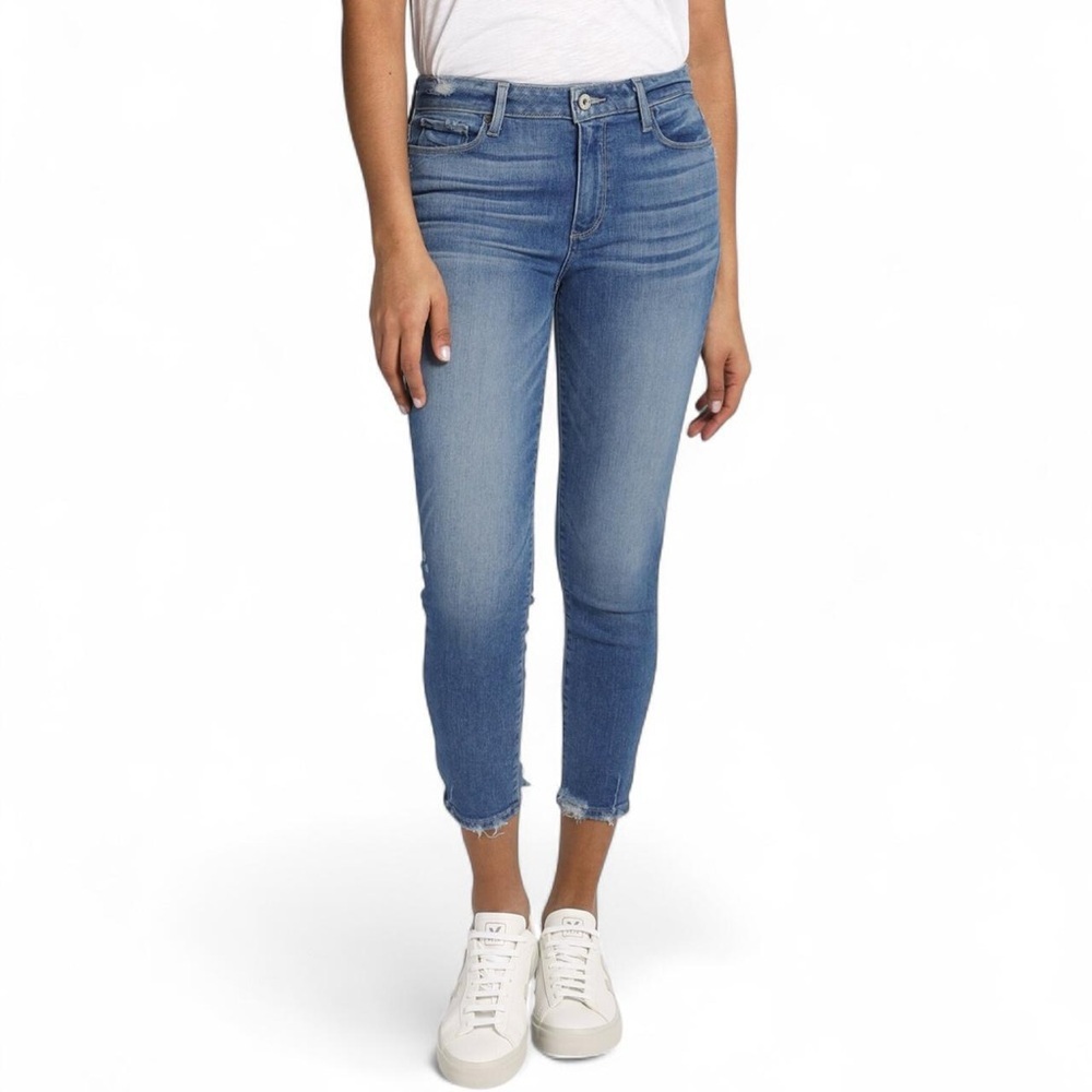 Paige Hoxton Crop Torn Hem Jean Atterbury SZ 30